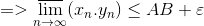 => lim (In:yn) <AB+ 70