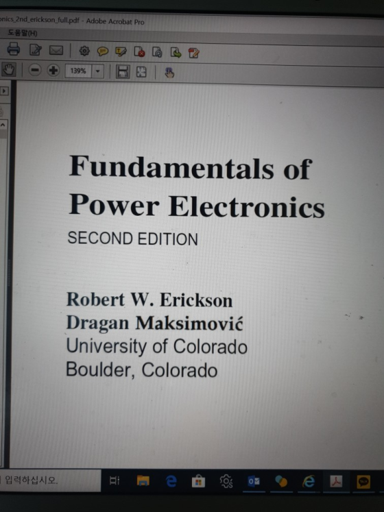 onics_2nd_erickson_full.pdf - Adobe Acrobat Pro 5% (H) Fundamentals of Power Electronics SECOND EDITION Robert W. Erickson Dr