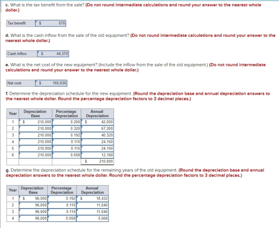 c. What is the tax benefit from the sale? (Do not round intermediate calculations and round your answer to the nearest whole