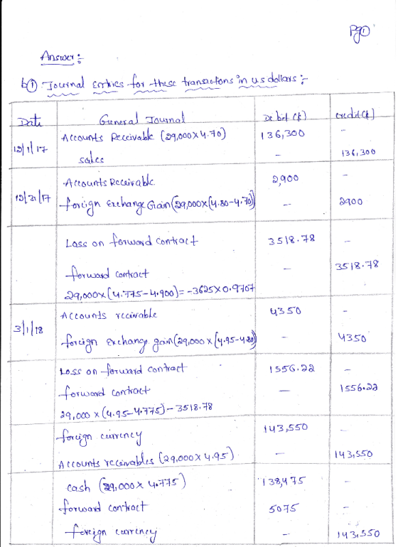 Answer: 60. Journal erties for these frangetons ºn u.s dollars - Date oldata) 19/1117 136,300 General Journal Di bet (6) Acco