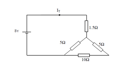 8v I 5ΩΣ 5Ω 10Ω