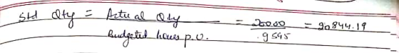 Std aty = 20.00 20844.19 Actual Oly Budgeted haus p. v. 9595