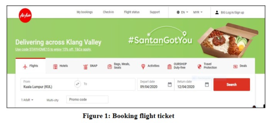 My bookings Check-in Flight status Support EN MYR - BIG Login/Sign up #SantanGotYou Delivering across Klang Valley use code S