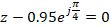 2 -0.95e= 0