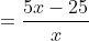 5r -25