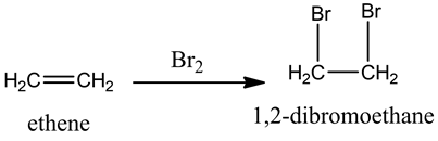 Br
Br
H2C
Нас— сН2
Н.с—сн,
1,2-dibromoethane
ethene
