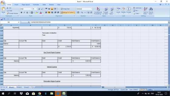 Book1 - Microsoft Excel - X Home Insert Page Layout Formulas Data Review View Cut Copy Arial - General 1 1 Wrap Text 3 Merge