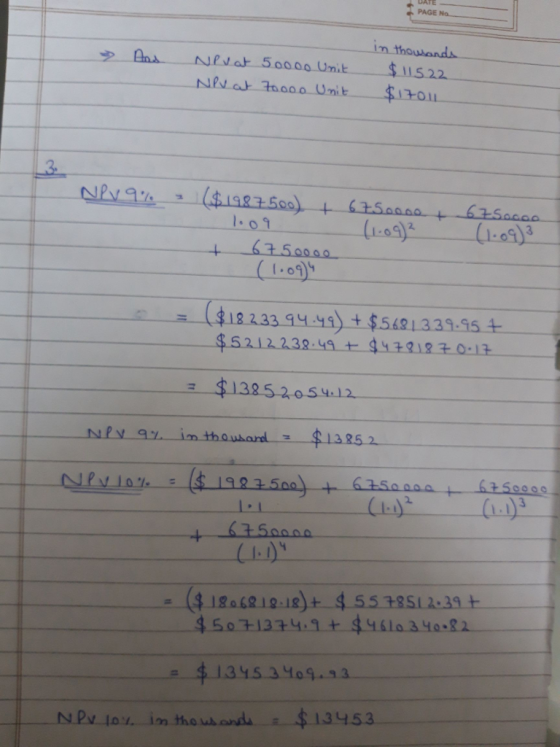 PAGE No N oooo Unit 1-011 (1:09: 11.og)2ーー .09 in thauhard$13852 625009 13453