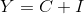 Y = C+ I