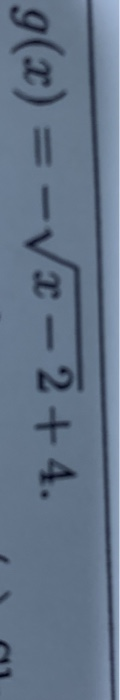 9(x) = -1x – 2+4.