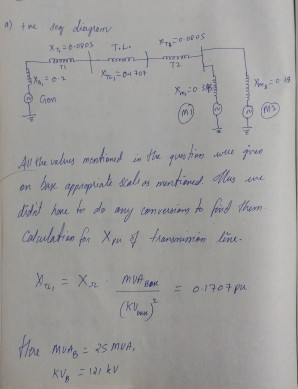 a) the seg diagram X20-2005 T.L. T OROS ,-04107 X01 & Gon All the values mentioned in the questions were gree on base appropr
