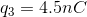 q_{3}=4.5nC