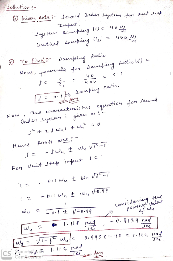 Solutiou- Critica To find :- Ractio Now, onmna on Ratio Now , Te Hane Poot are 0. 913Y nad W) CamS