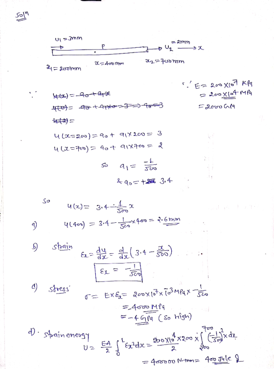 soln U13mm -2mm alcomm 22=7comm 24 900mm 462) = Gota* get= to tatto 3 = LE=200807 kPa 2200 X lot mpa Eqovo apa 903 u(x=200)-