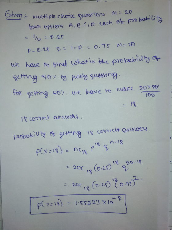 Gwen, nultiple choice guestions N = 20 bous for setting 907. we have to niece 201W 18 n-18 - 200