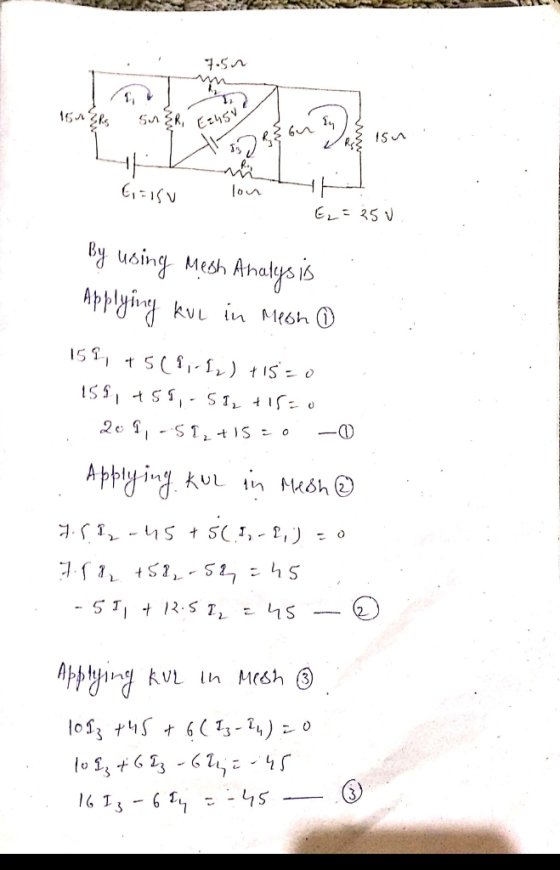 1. usin Mesh Ahalysis