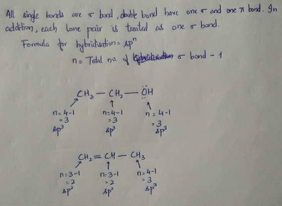 All kine bonzh arebourl dutk bond have an r and one n brd. 9 o, each tone pal as one ơ_ bond 『ea mula DY ond - CH3-CH2-0H n 4