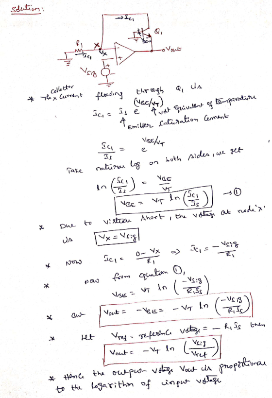 solution: test حلوه لامل Collector * The Current (Veelva) Is e tudo cea - Avidt Equivalent of temparature - 4 Emitter saturat