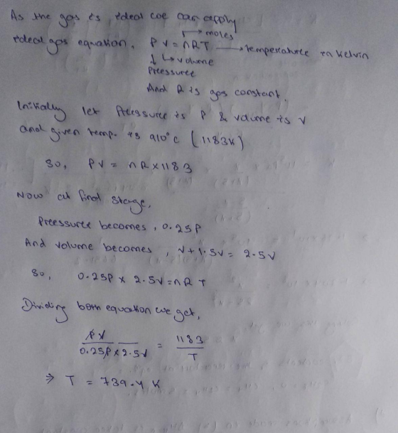 As the poleon agos equation, PVEART edeal coe car cepply moles temperaturee rea kelvin de volume Preessurce And as you consta