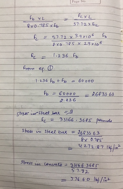 Page No 57 12xE 3.4xIOG 1236 ho60 000 рь-60000 -d6833 63 836 33IGG 365 Pom 4272.87 lby lin2 5 76 6 0 lb /in2