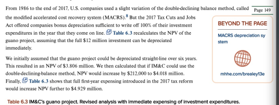 From 1986 to the end of 2017, U.S. companies used a slight variation of the double-declining balance method, called Page 149