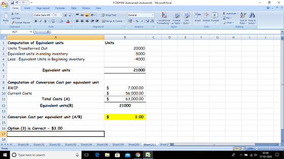 Con = FCDDF000 (Autosaved) (Autosaved) - Microsoft Excel - 9 X View Home Insert Page Layout Formulas Data Review * Cut Comic