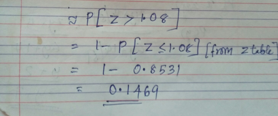 Plz > 108 tp [z $1.06[from z tible 1 - 0.8531 0.1469