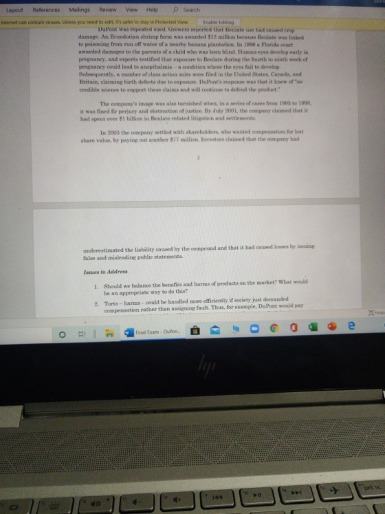 Layout References Mailings Review View Help Search Internet can contain viruses. Unless you need to edit, its safer to stay