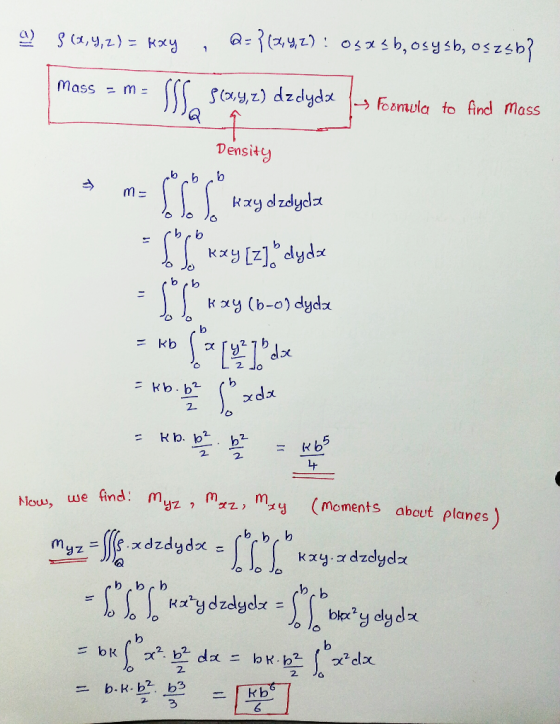 mass = m Densitu to kzy dzdyclx ьсь we ind: my m, mements abeut planes) กา lo -kb 6
