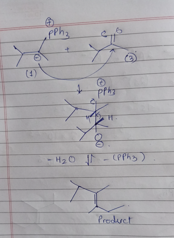 = H₂O W - (PPh 3). Product