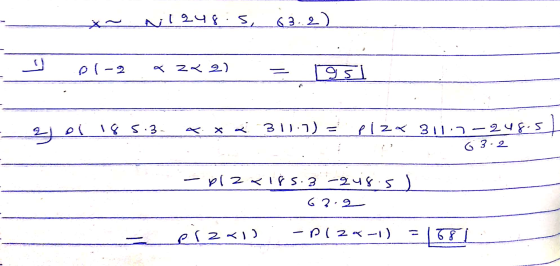 12-५९ . 5, 63. 2) U P{ -2 ९ 2) - 1951 । 5.3- x २ 31.1) = 40 १ [2< 311.2-248.5 ) 63.2 -p( 2 <5.3 -24 5 ) 62.2- ( 2 <1) (1-» ८