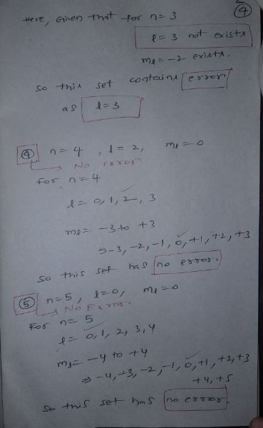 here, Giners that for n= 3 8 = 3 me- contain not exist exist error/ so this as set l=3 for n=4 e = 0, 1, 2, 3 me -3 to +3 y 3