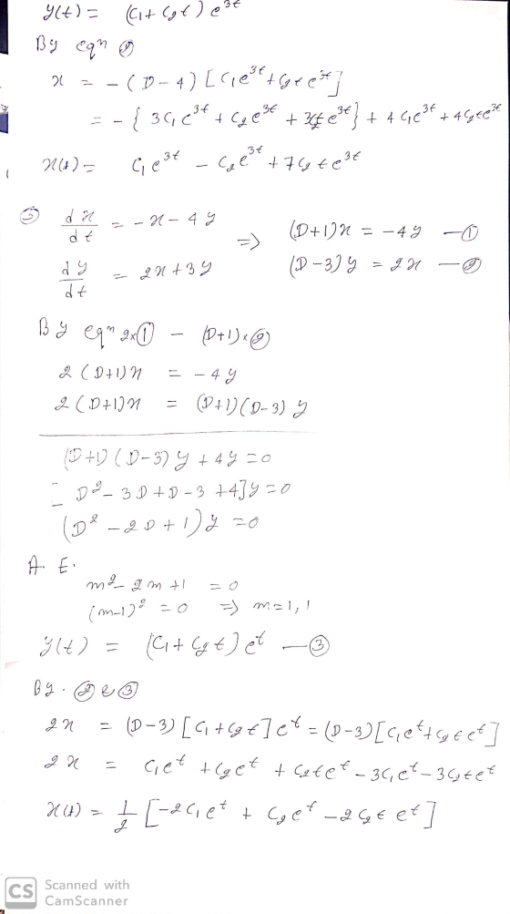 € Y(+) = (Ct Cat) e By can 0 a -CD 4) [cest tlgte - {30, e3t+Cgo + 3Fe3+} + 4 6,634 + 4 (geeze 3€ = (ru Ciebt Cae +7 lg teet