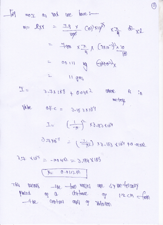 for we have :- many as bod M = Ryr = 99 y COP xiga na dz ne = 490 x x (910-9 an 00111 Dolls in Gatohy E ll gms 3.41 20 5 + 8.