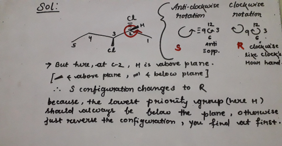 12 * Sol: Anti-clockwise clockwise notation notation G=963 3 og 3 Anti R clockwise Sopp. like clocks But here, at c-2, H is
