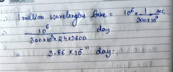 106x sec » Hool.com wavelenges faves 300 x 10° 6 day 300x109x x 24x3600 3.86 x 10 t1 day. algo