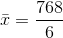 768 T =