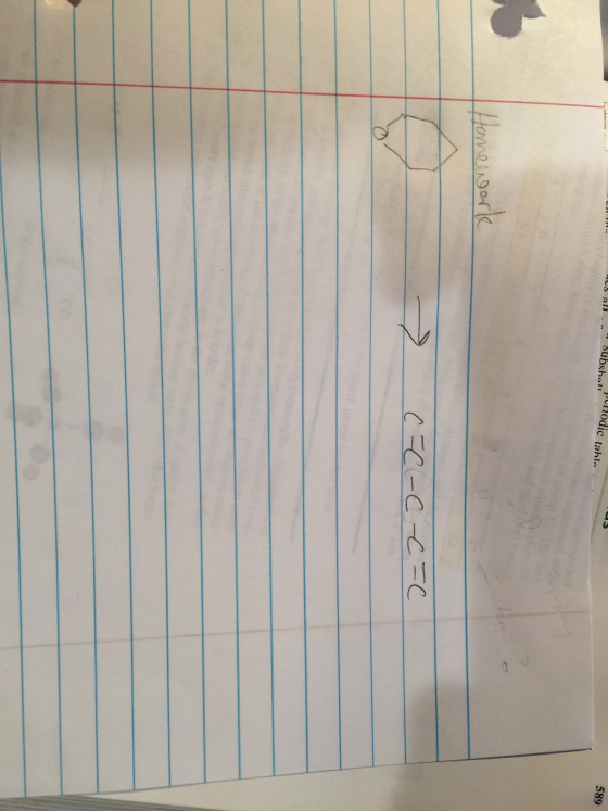convert Oxane to 1,4-pentene
