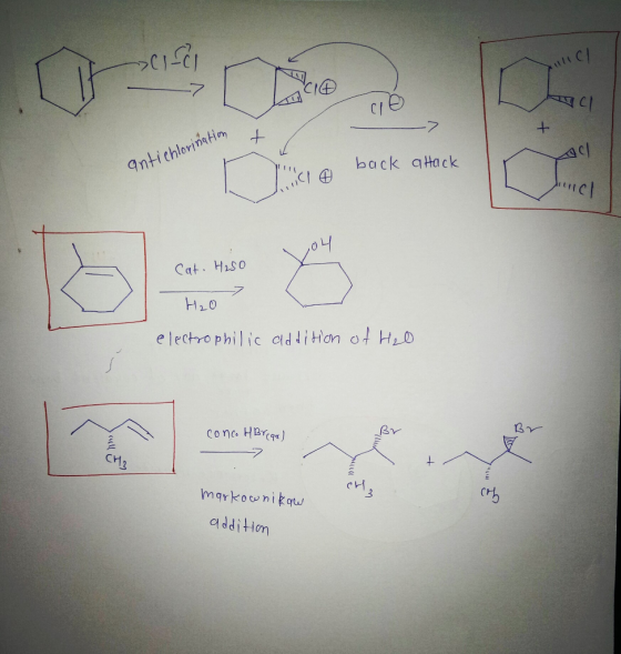nation et t antichlorination back a Hack CCT Cat. H2SO H₂O electrophilic addition of H₂O conco H Bread) markownikaw addition