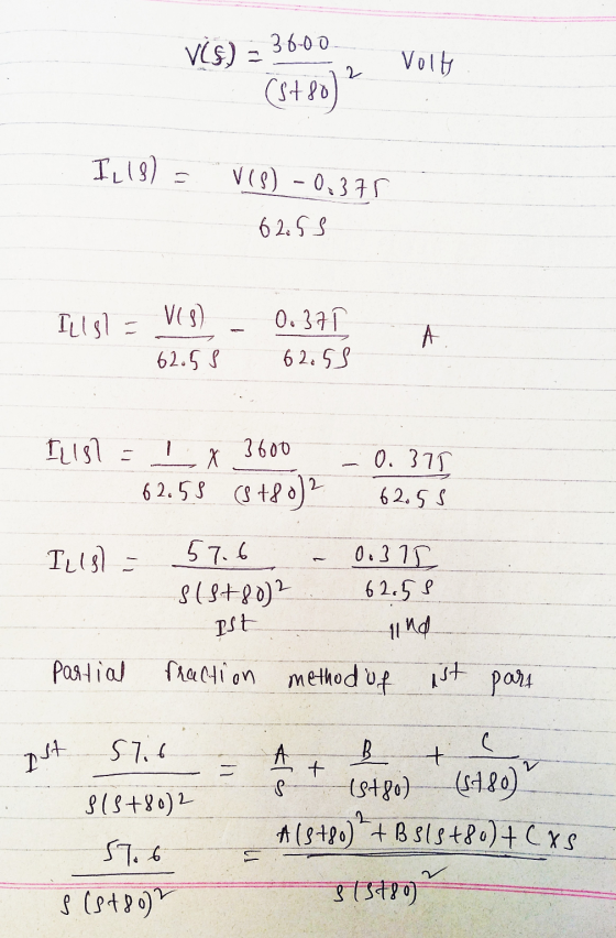36.00 V($) Volt 2 IL18) V(8) - 0,375 62.53 Illsl = VC) 0.37 62.53 A 62.58 Ilis? Ix 3600 1 62.58 (8 +80)2 0.375 62.55 Tc13) -