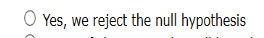 Yes, we reject the null hypothesis