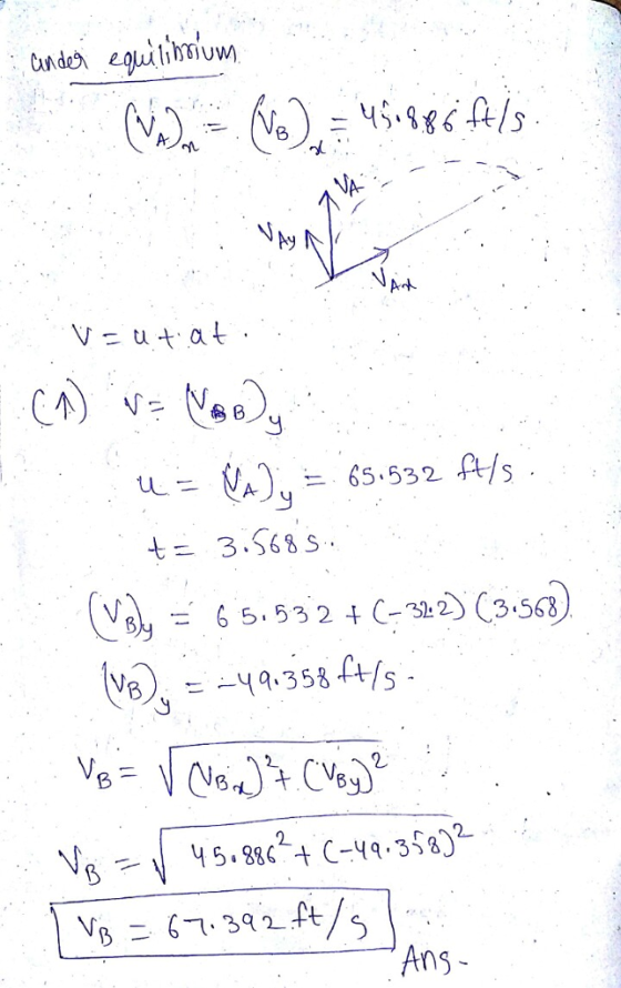 7 Ay 65 532 /s t= 3.55s 6 5.5324 C-3-2) (3-563 Ans