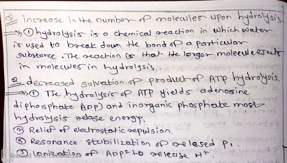 e increase in the number of molecules upon hydrolysis Hy hydrolysis is a chemical reaction in which water, is used to break d