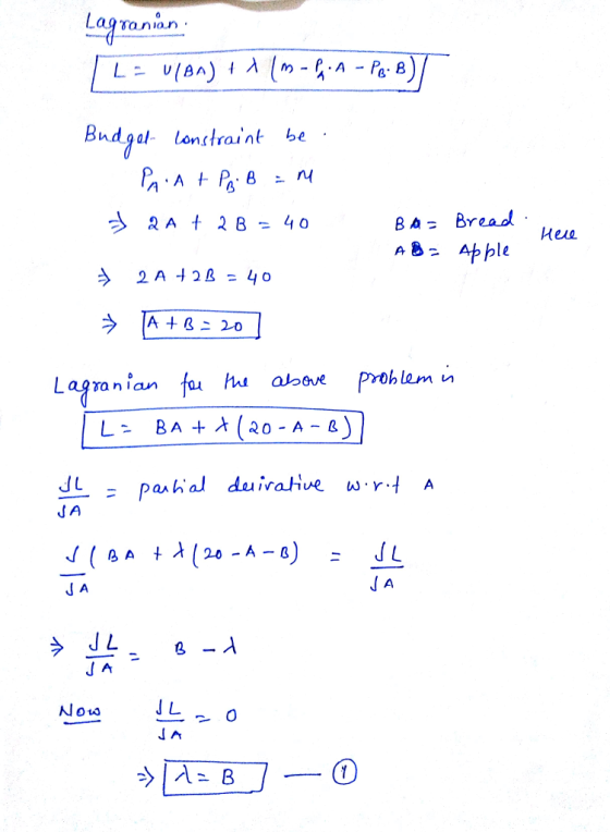 an BA- Breaol ple 2A + 2B= 40 Heia A+B二20 hlem n san ian JA J L