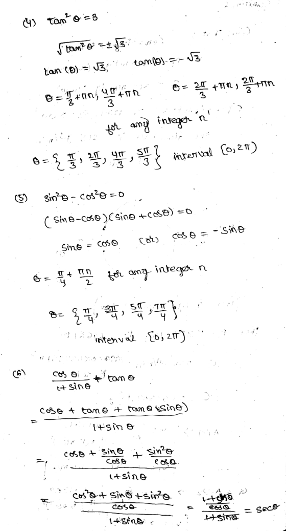 C4) tankos8 Stan?o = √3 tan(o)=-23 tan (0) = 3 o = 20 B = +mn 4 + . 20 +2, 2. trin 3 Integer ni for any ga { 1 / 3 2 1 1 2 3