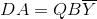 DA = QB\overline{Y}