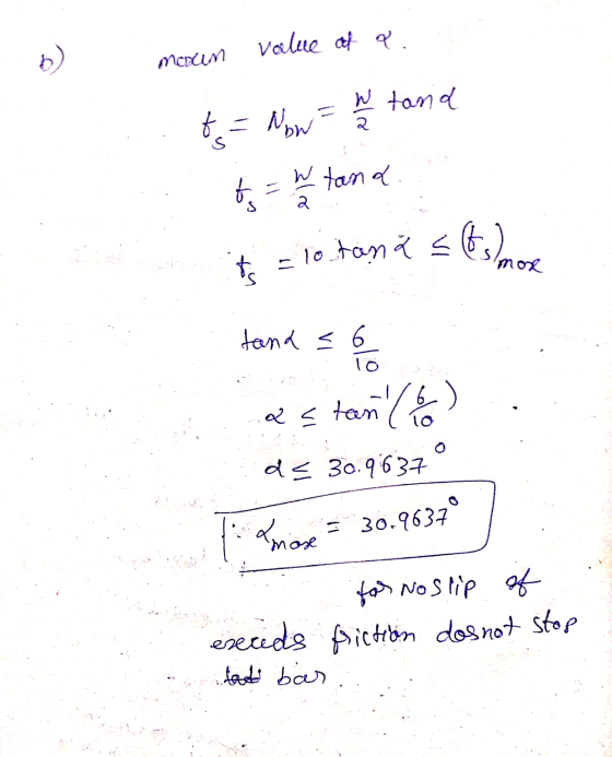 b) value at a Marun W tand - Now S W tand b 2 Flotana st) Pose ts mox tand < 6 6 astan (2) de 30.9.637 T Thanx = 30.9637 exe