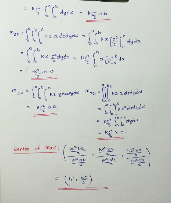 2. a ,b lo 2 a ,b KC.b.a 2 Old Centes of massC be kc2 ab (,, , , 를e) 3