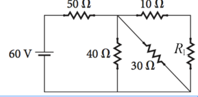 What is the equivalent resistance of the five resi