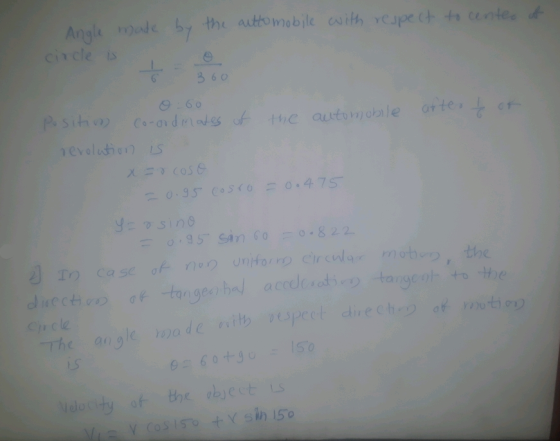 cicle is 3 60 os The an is